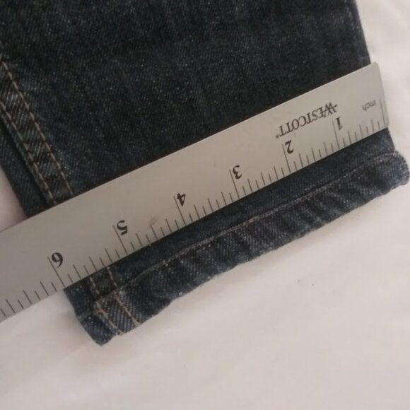 MaDame Jeans 1993 women's size 32 worn out & distressed jeans - Picture 10 of 16